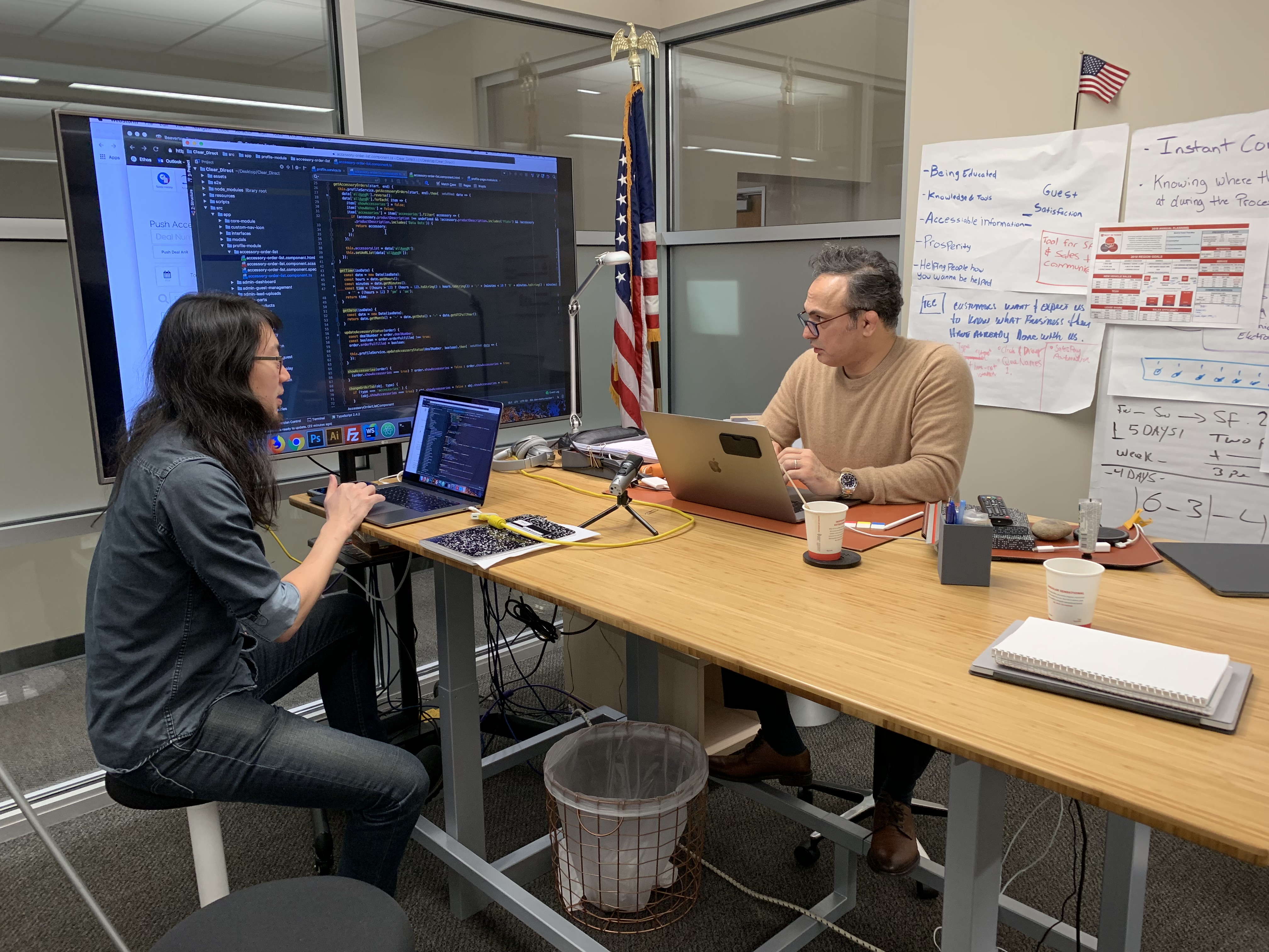 Teaching and communicating dealership operating ideas to a team
